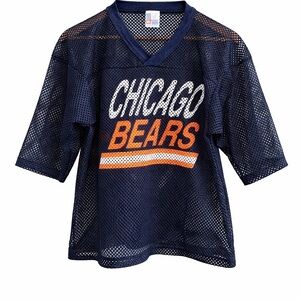 Vintage 80s Chicago Bears Mesh Jersey Garan USA Made NFL Large